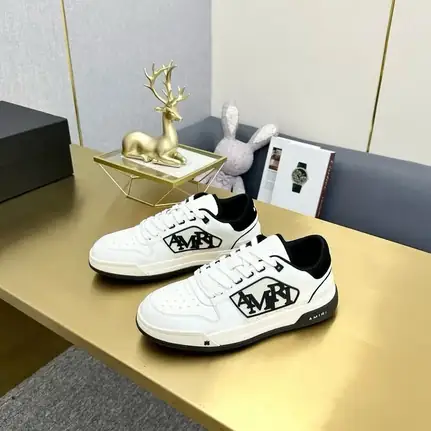 Amiri de perfil bajo en blanco · variante 2, zapatilla de firma de mujer