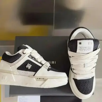 Amiri de perfil bajo en blanco · variante 3, zapatilla de firma de mujer