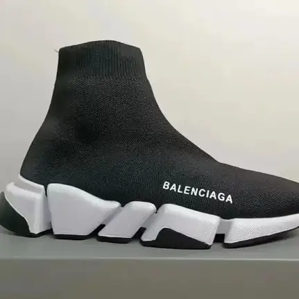 Balenciaga Speed Trainer de caña alta en negro · variante 2, zapatilla de firma de mujer