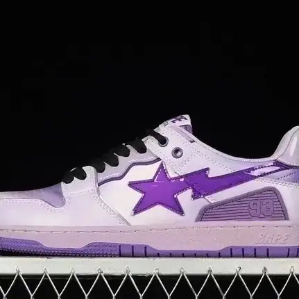 Bape Sta estilo skate en amarillo, zapatilla de firma de mujer