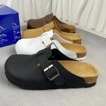 Birkenstock Boston zueco de ante, zapatilla para casa de mujer