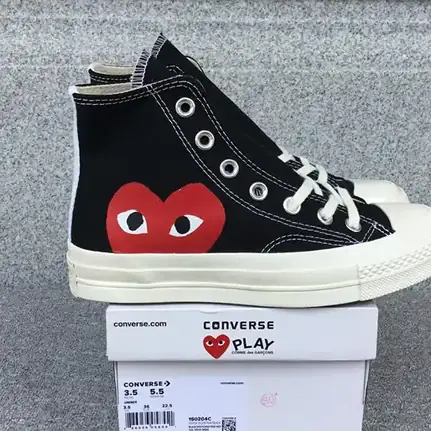 Cdg x Converse Chuck Taylor All Star Hi, zapatilla de diario de mujer