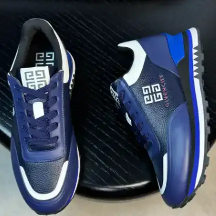 Givenchy estilo skate en azul, zapatilla de firma de mujer