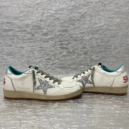 Golden Goose retro en blanco, zapatilla de firma de mujer