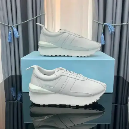 Lanvin retro en blanco, zapatilla de firma de mujer