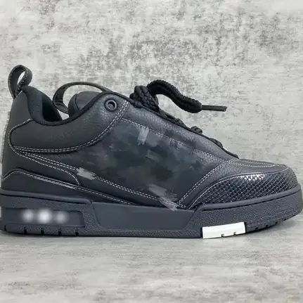 Louis Vuitton Skate estilo skate en beige, zapatilla de firma de mujer