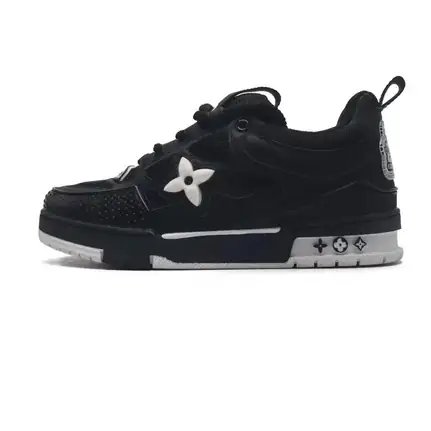 Louis Vuitton Trainer Skate estilo skate en beige, zapatilla de firma de mujer