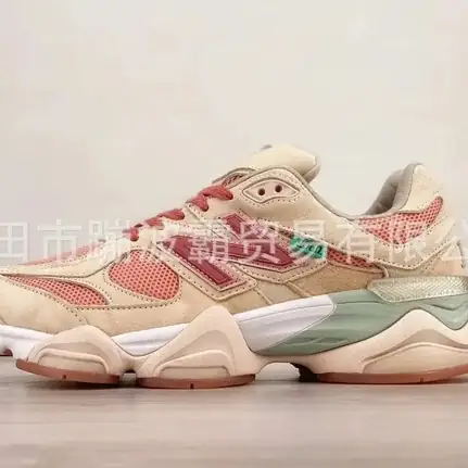 New Balance 9060 de suela gruesa en gris, zapatilla de running de mujer