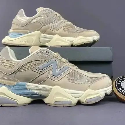 New Balance 9060 retro en azul, zapatilla de running de mujer