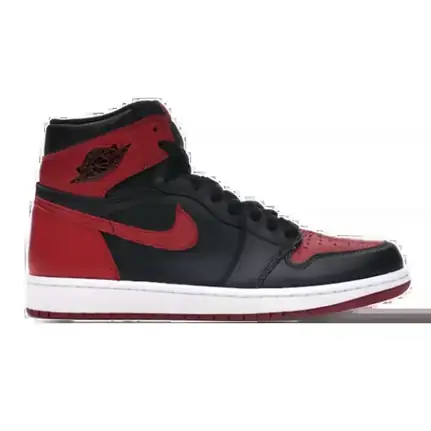 Nike Air Jordan 1 de perfil court en rojo, zapatilla de diario de mujer