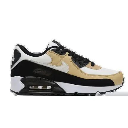 Nike Air Max 90 estilo skate en beige, zapatilla de running de mujer