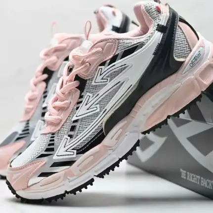 Off-White de running en verde, zapatilla de firma de mujer