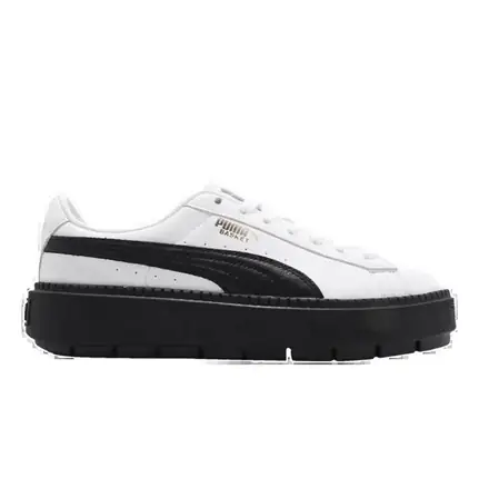 Puma IV de suela gruesa en negro, zapatilla de suela alta de mujer