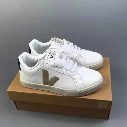 Veja Campo de perfil bajo en blanco · variante 2, zapatilla de diario de mujer