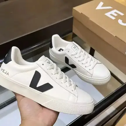 Veja V-10 de perfil bajo en blanco, zapatilla de diario de mujer
